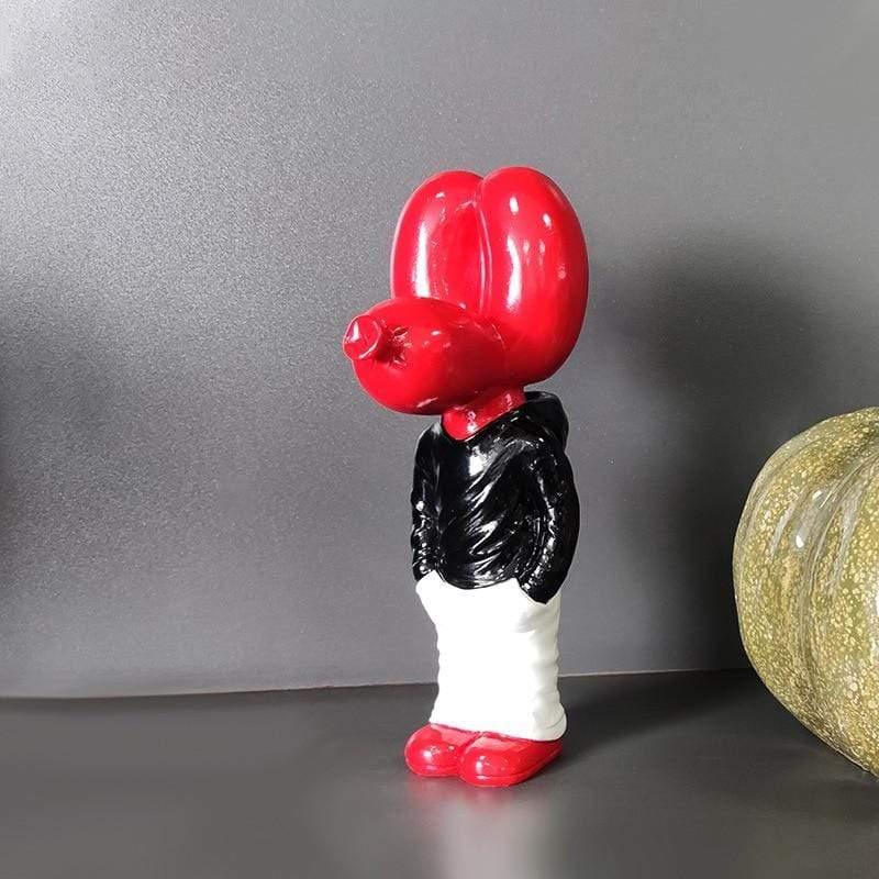 Shop 0 B Nordic Balloon Dog Statue Jeff Junior STREET ART Sculpture Home Decoration Animal Doll Sculpture Craft Living Room Ornament Mademoiselle Home Decor