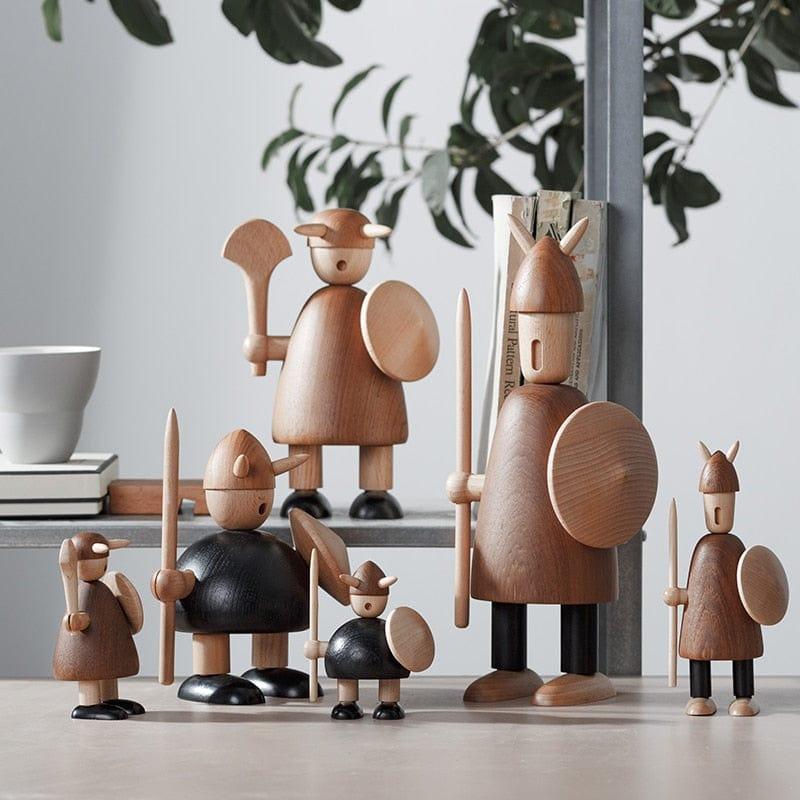 Shop 0 Original Wood Carving Vikings Home Decoration as for Creative Christmas Birthday Gift to Decor Interior Living Room  Figurines Mademoiselle Home Decor